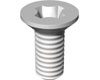 Six point socket, cross and slotted screws